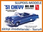 AMT 608 - 1951 Chevy Bel Air Convertible - 1/25